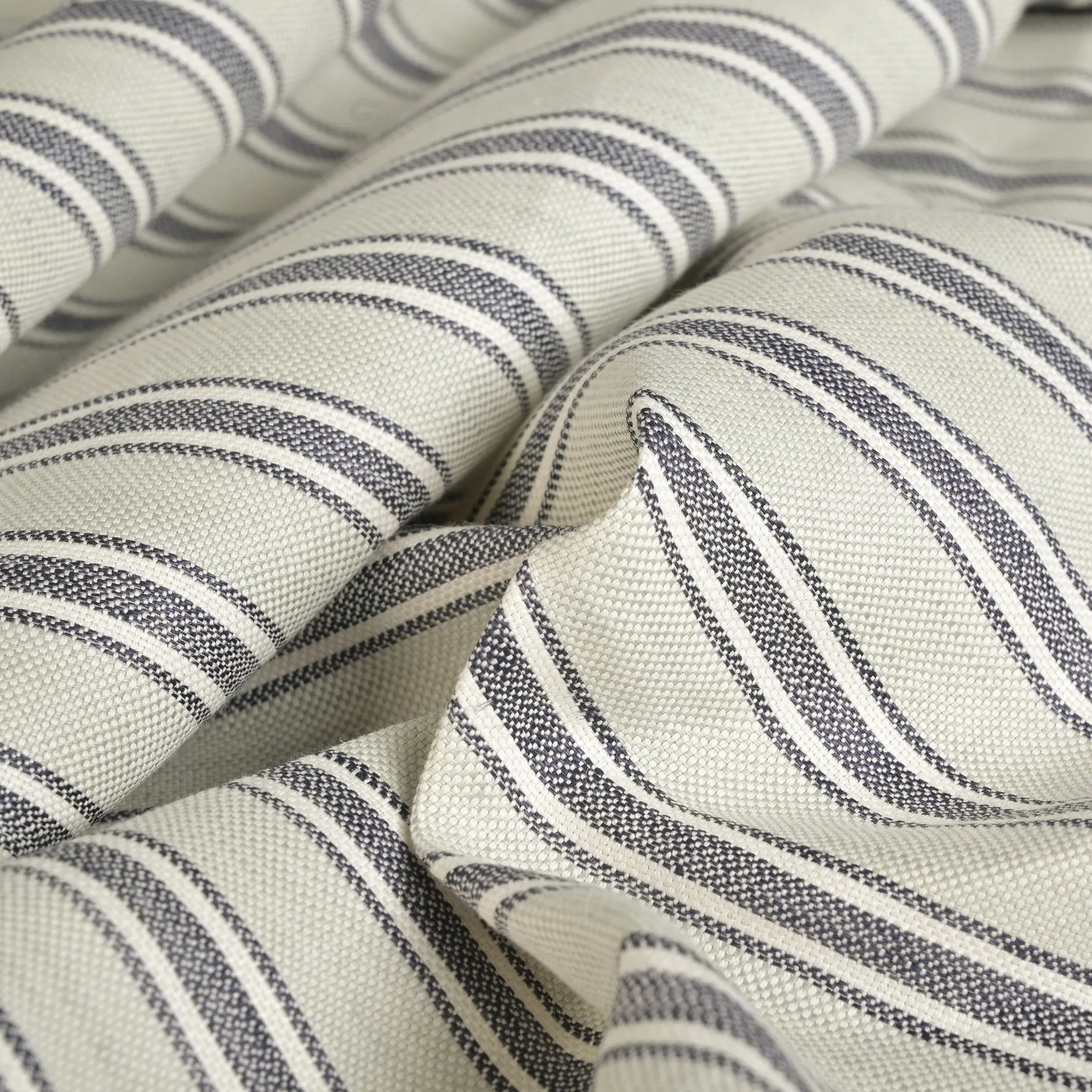 Grey Striped Cotton 98834