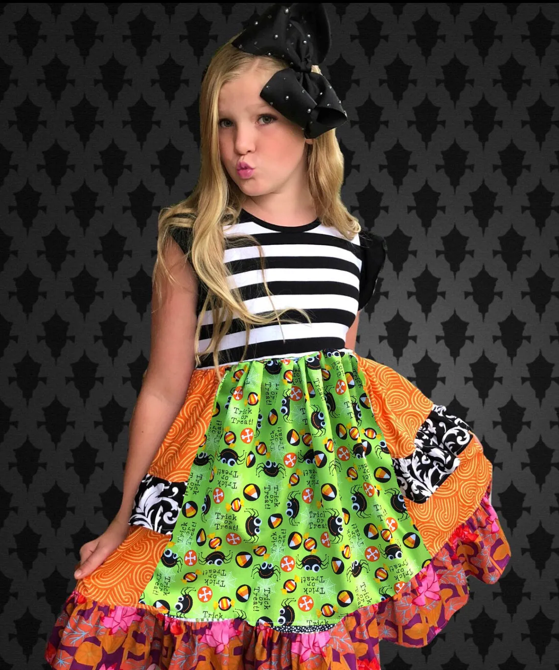 Halloween Treat Platinum Party style dress