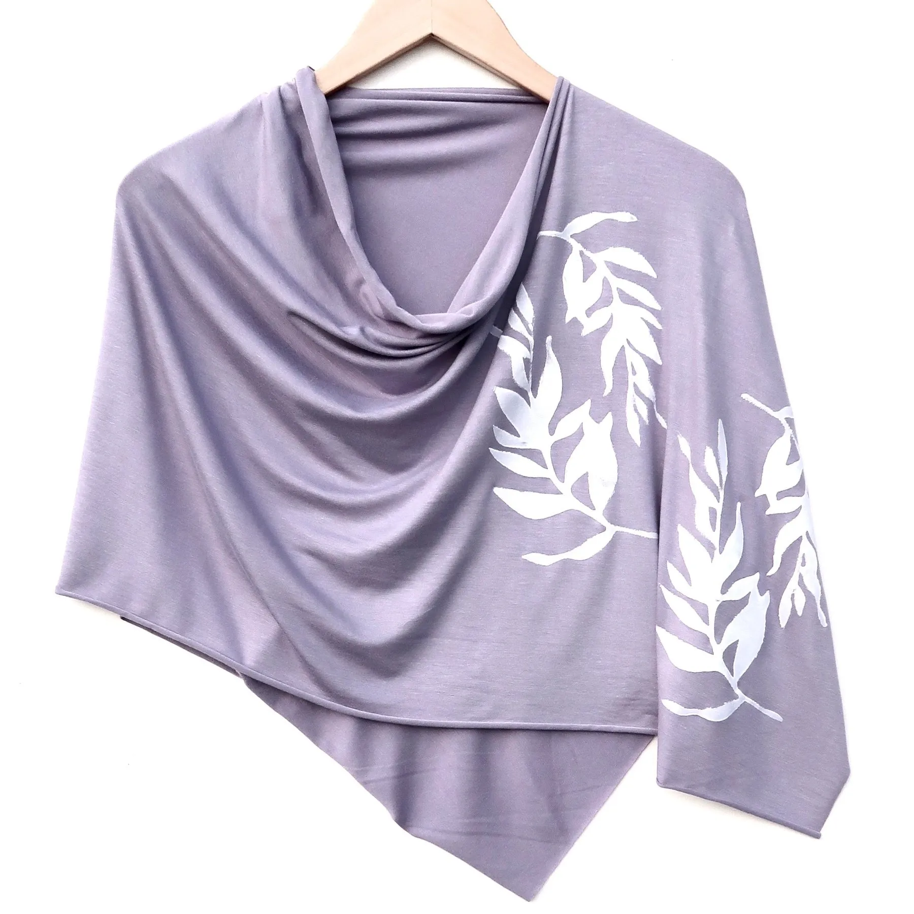 Hand Printed Lightweight Poncho