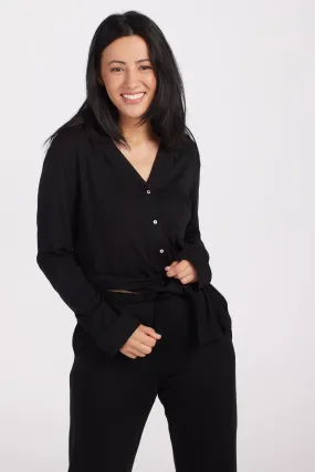 Harper FeatherTouch® Pajama Set - Black