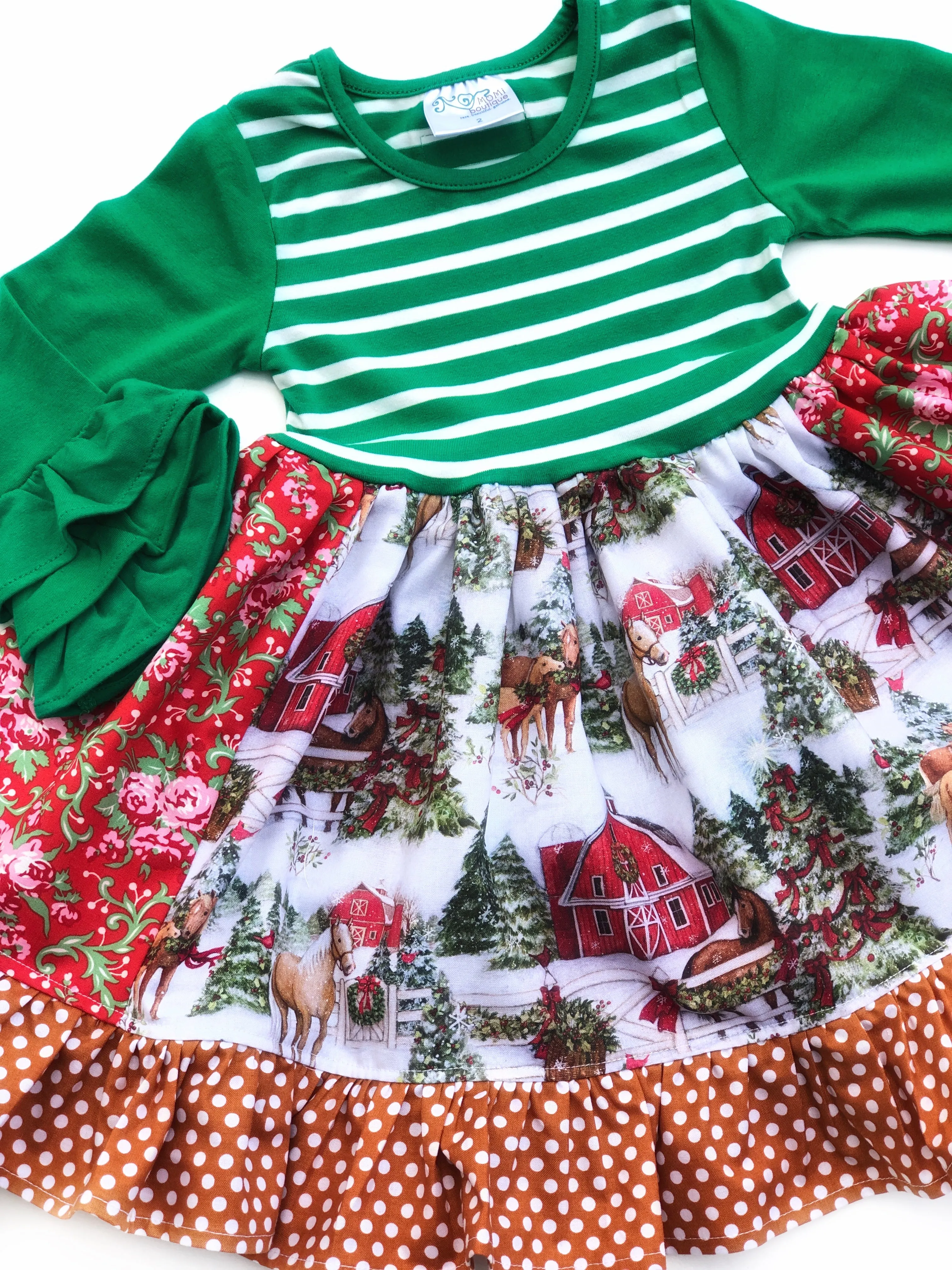 Holiday Horse Farm dress