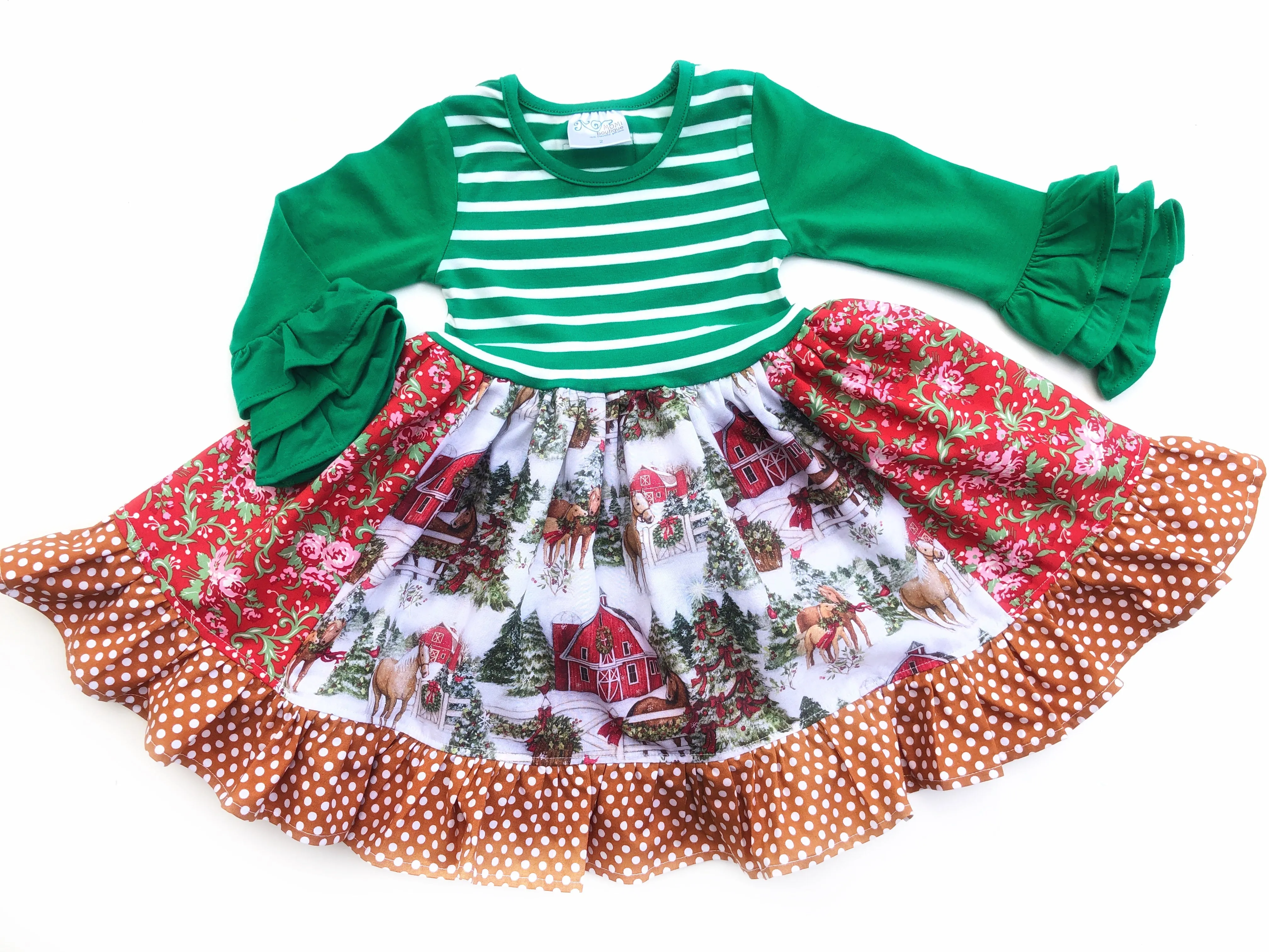 Holiday Horse Farm dress