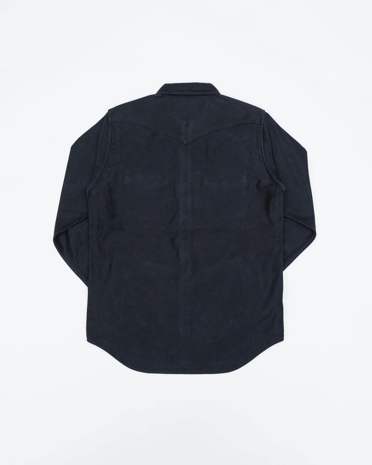 IHSH-331-BLK - 12oz Moleskin CPO Shirt  - Black