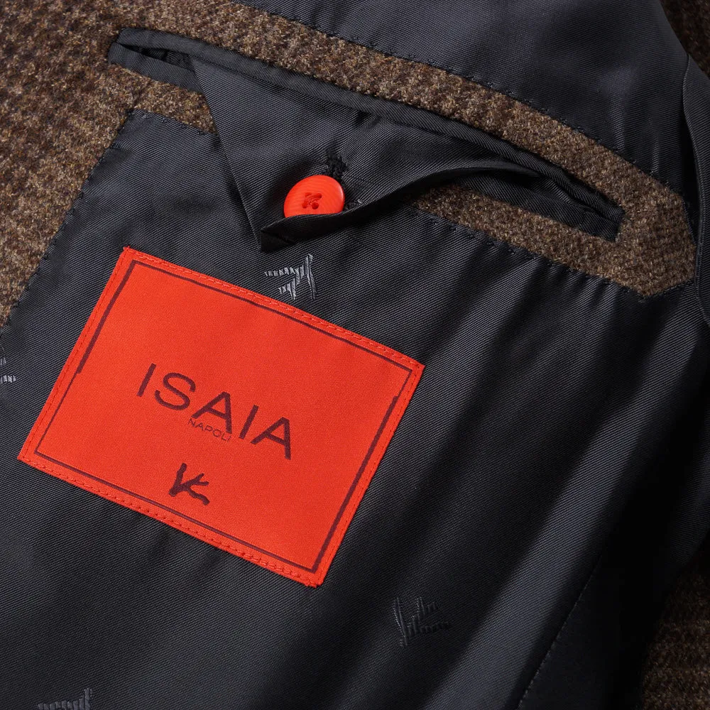 Isaia Large-Scale Check Wool Sport Coat