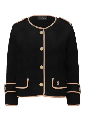 Jenny Cropped Coat - Black