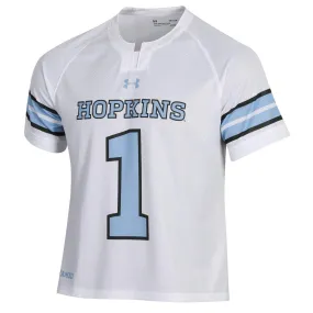 Johns Hopkins Blue Jays Under Armour White #1 Replica Lacrosse Jersey