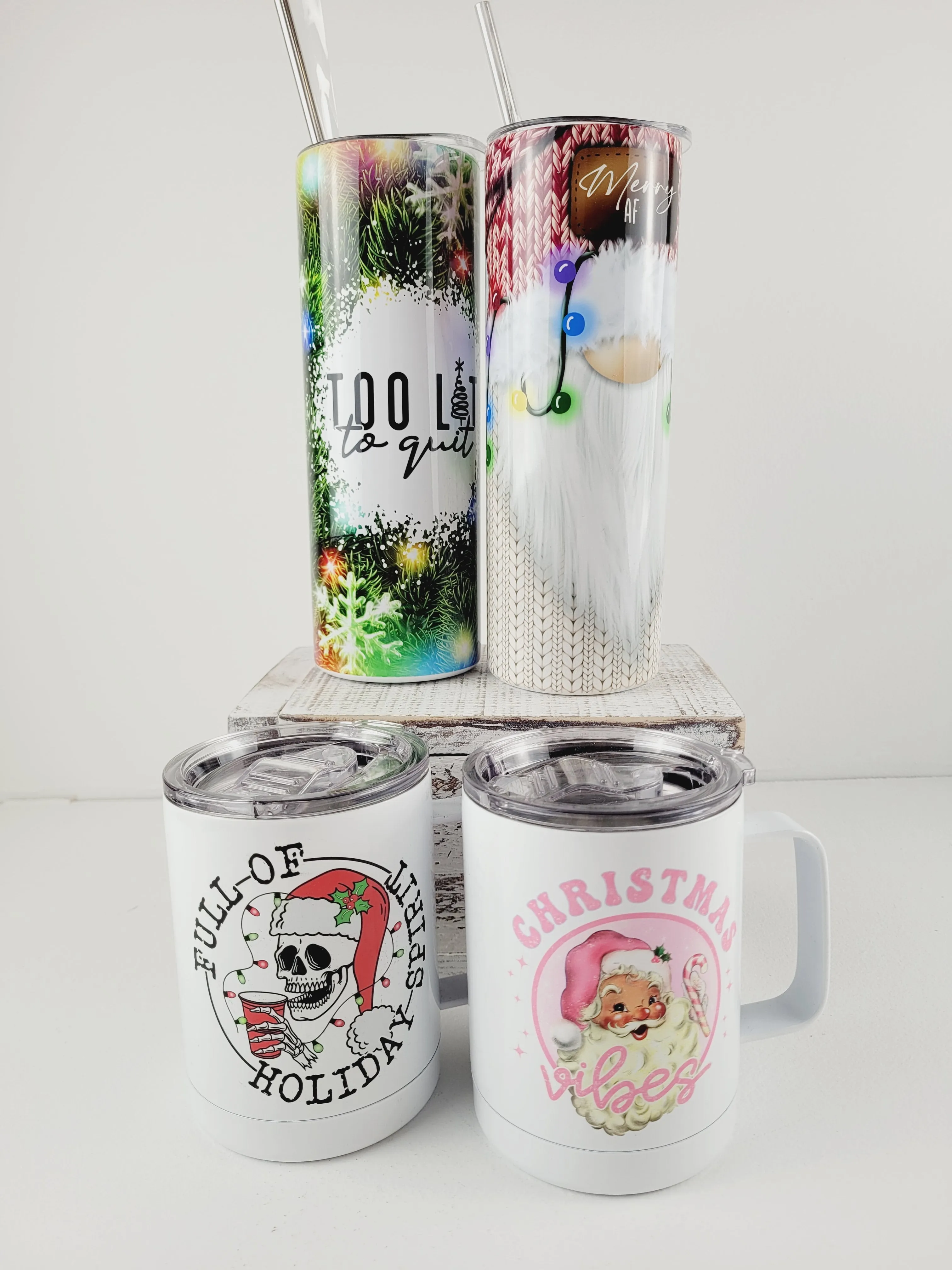 Lindsay's Creations, Insulated Holiday Tumblers