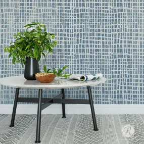 Loose Weave Wall Stencil