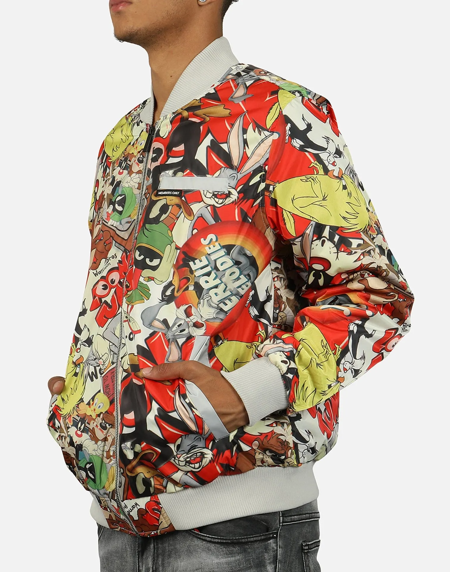 Members Only LOONEY TUNES BOMBER JACKET