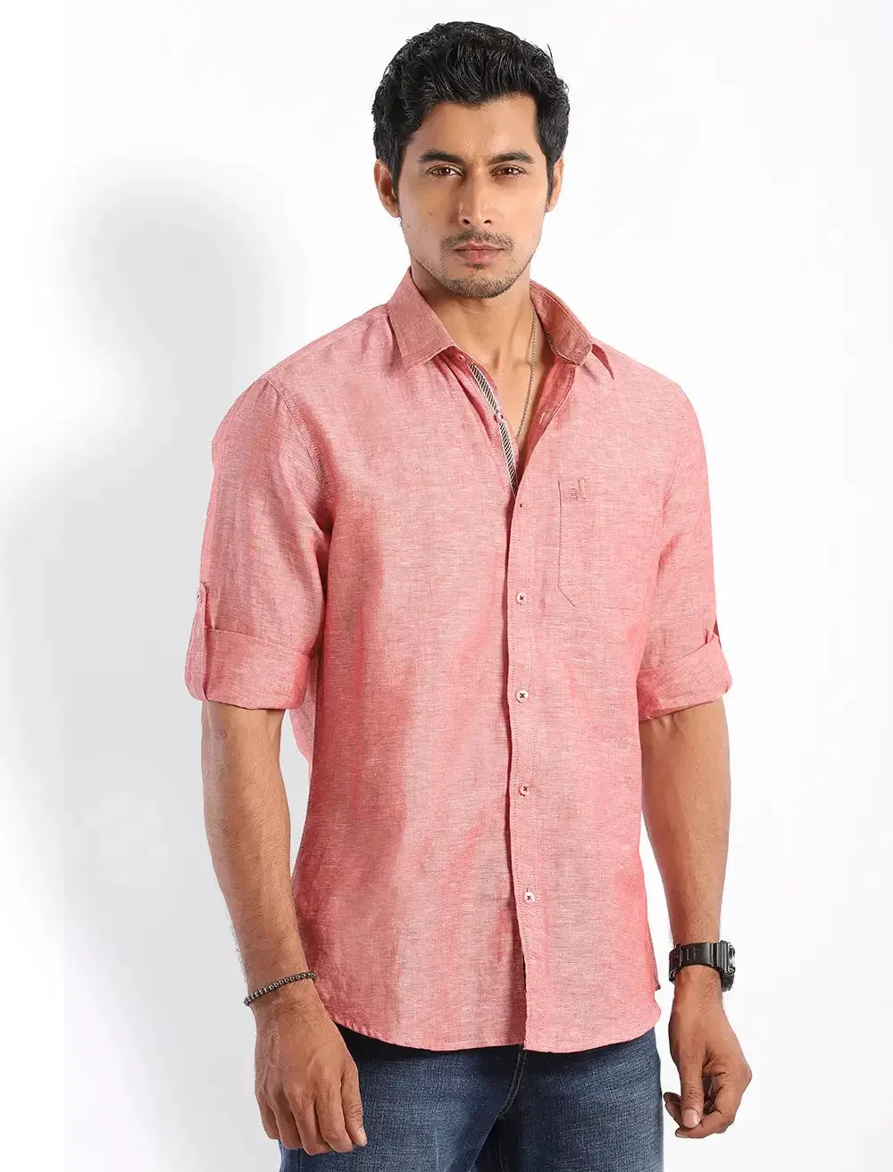 Men's Casual Linen Shirt