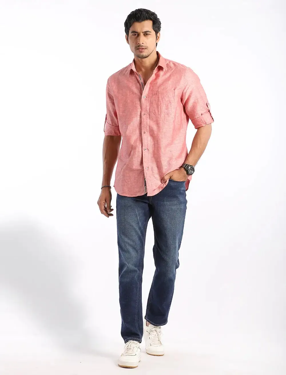 Men's Casual Linen Shirt