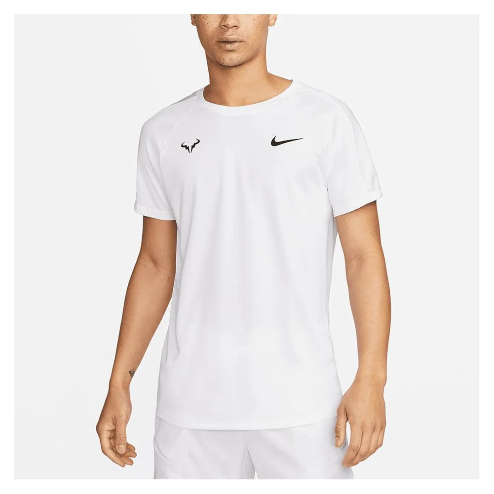 Mens Rafa Challenger Dri-Fit Short Sleeve Tennis Top