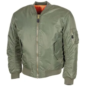 MFH US MA1 Bomber Flight Jacket Olive Drab