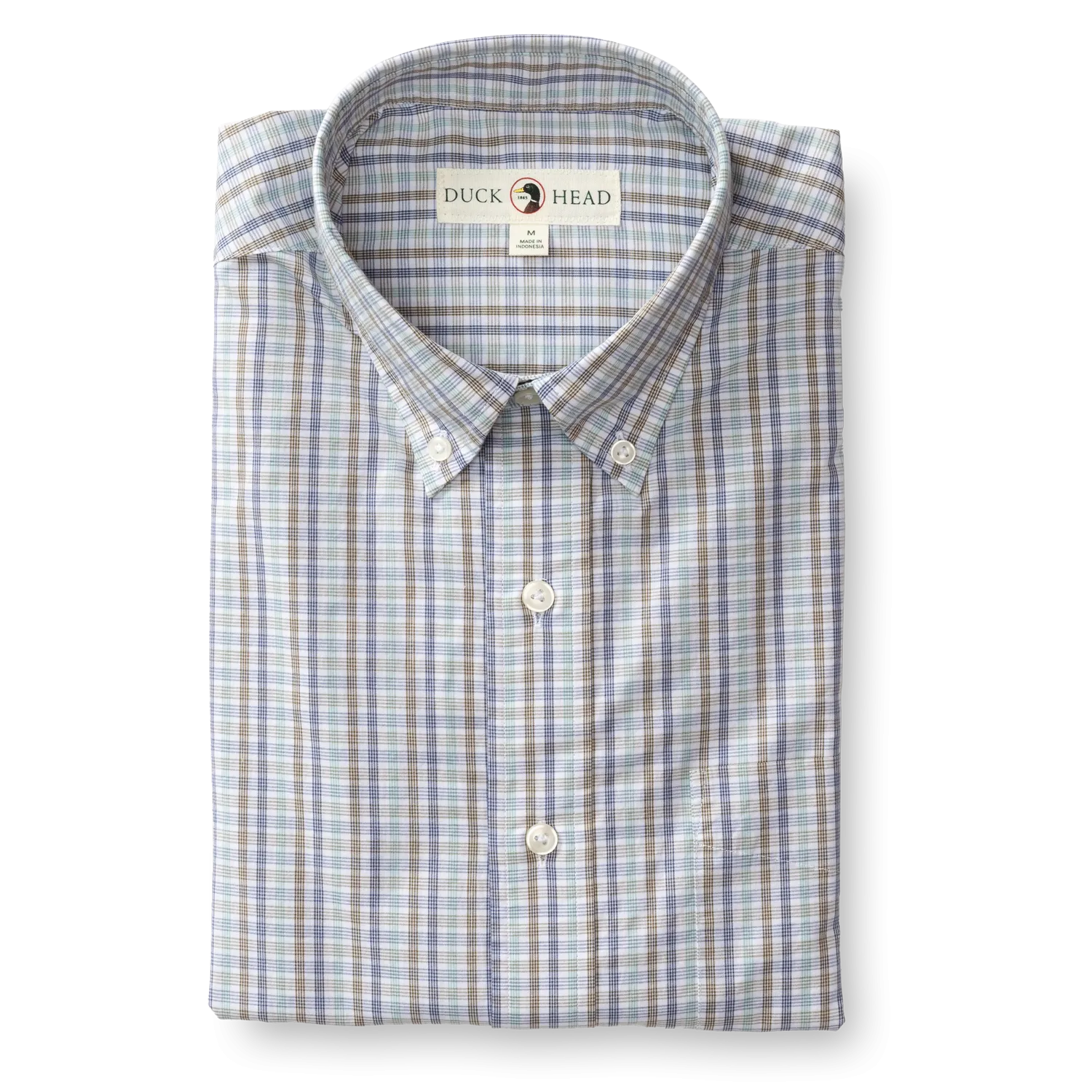 Mildren Plaid Cotton Poplin Sport Shirt