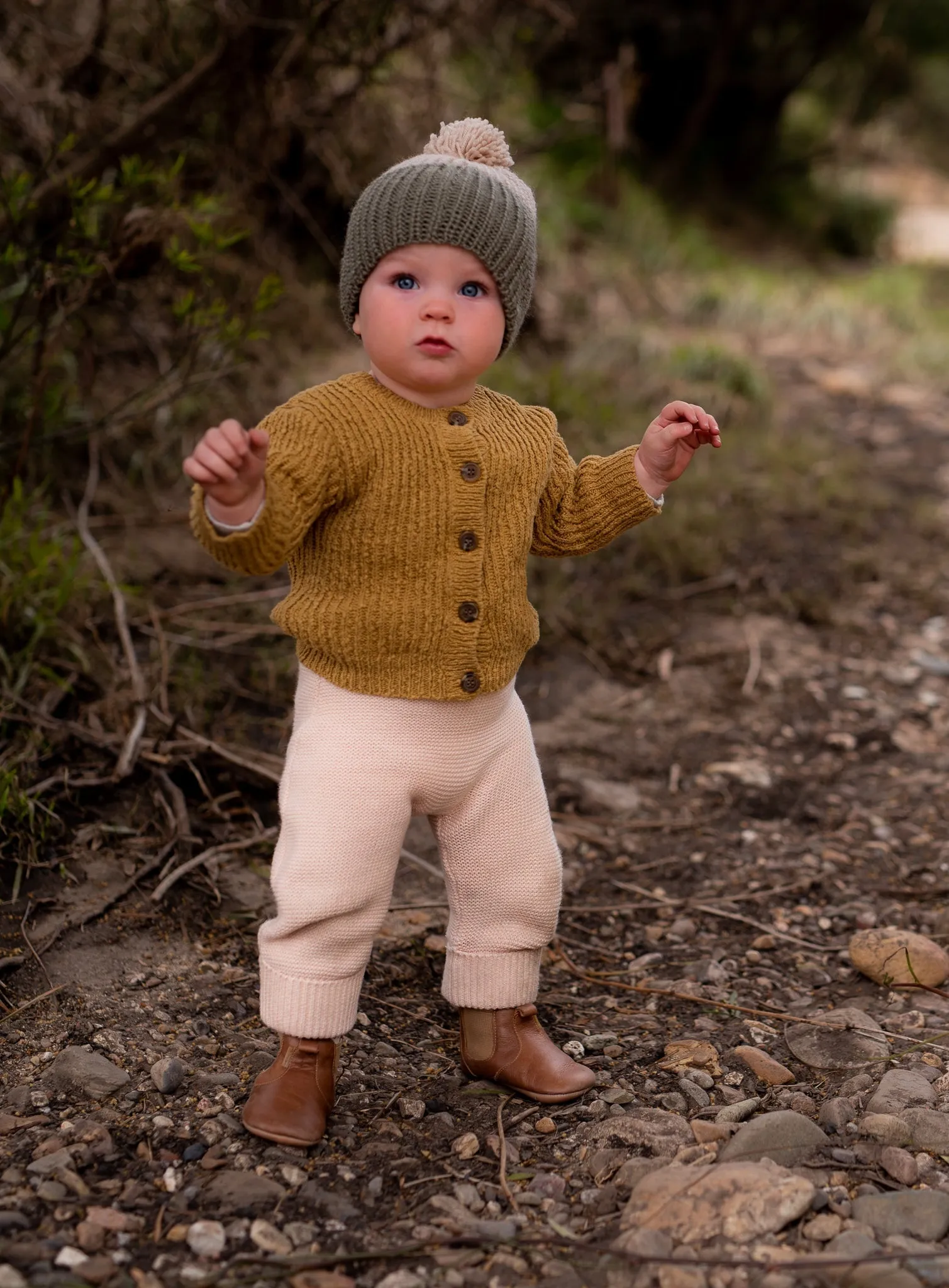 Mountain Merino Beanie Khaki