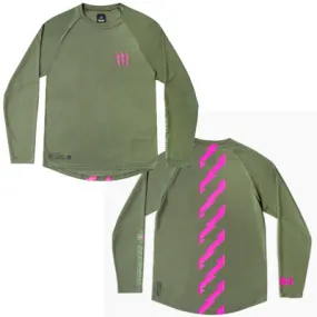 Muc-Off  Mtb Long Sleeve Grn Green Xxlarge Men'S Long Sleeve Riders Jersey  Apparel