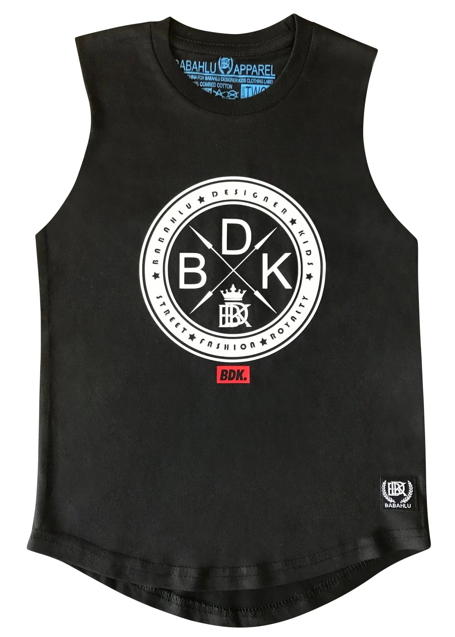 Muscle Tank "BDK"  Round Print