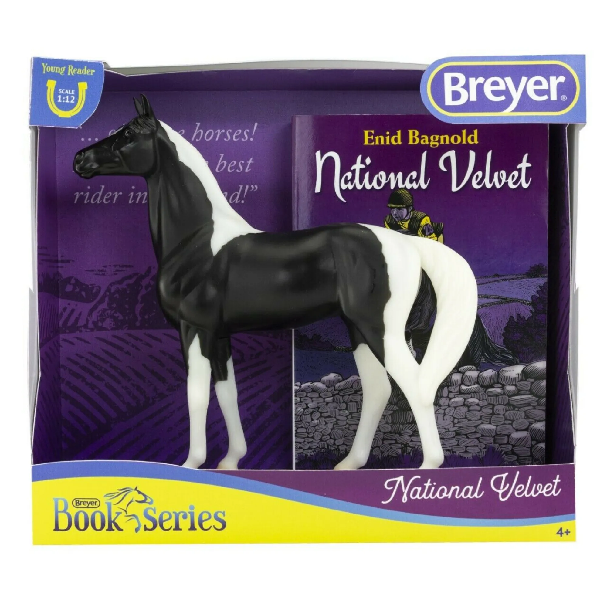 National Velvet Horse And Book Set