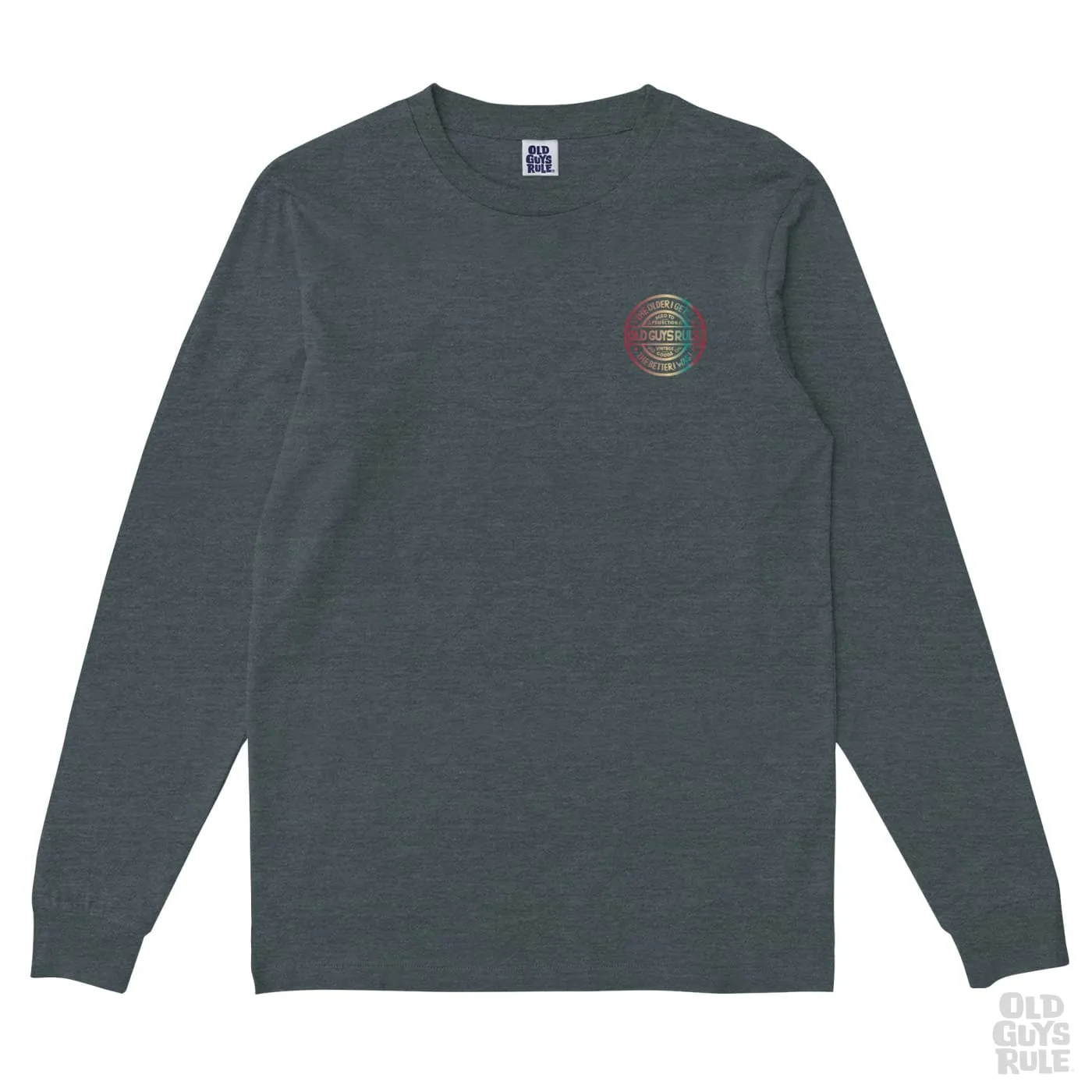 'Natural Traction' Long Sleeve T-Shirt - Dark Heather