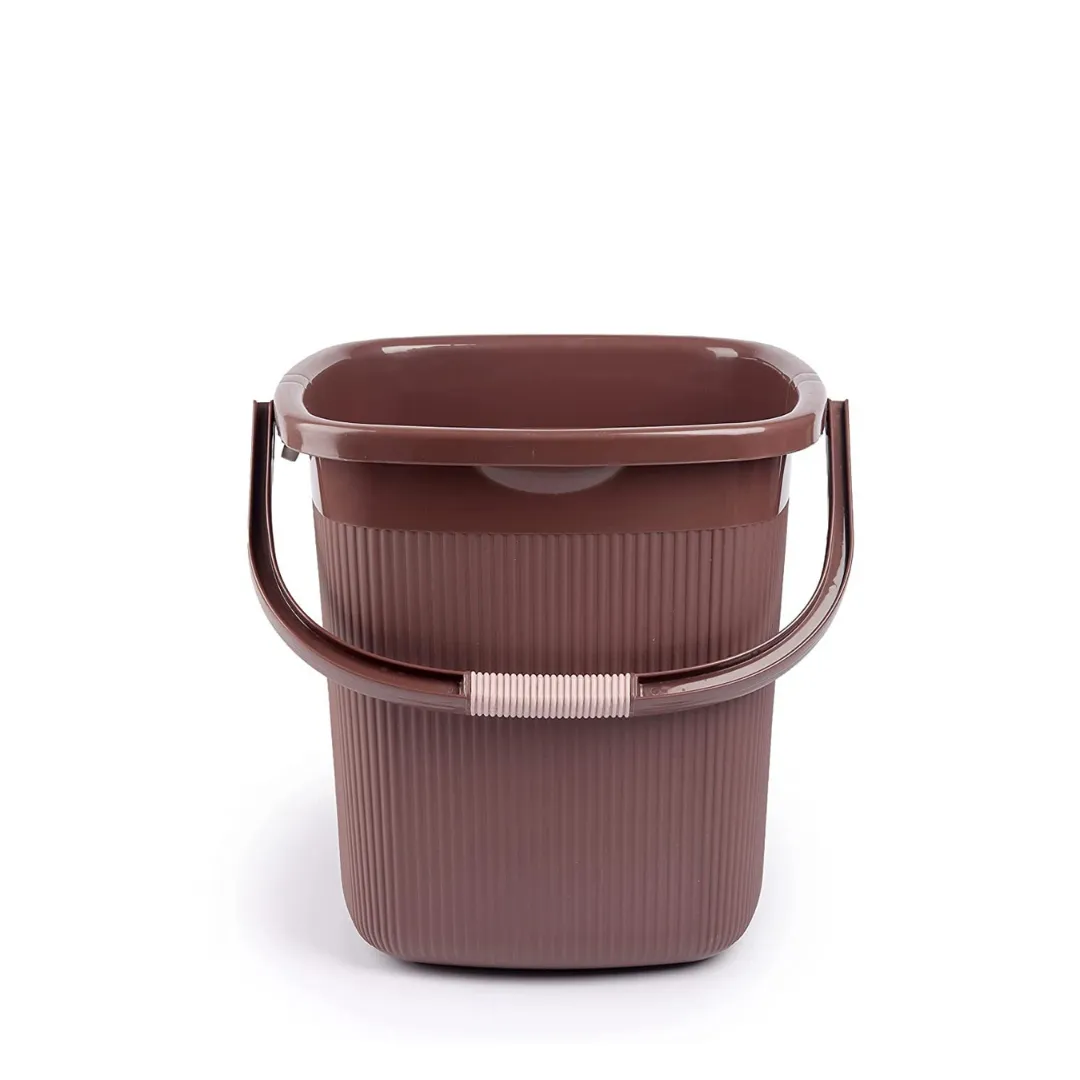 NAYASA Rimmy Bucket & Mug Brown - Insulated Storage Solution