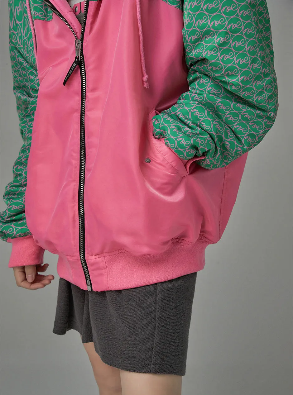 Never A Low Profile Padded Bomber Jacket