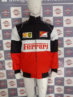 New F1 Ferrari vintage jacket Black-Red-White