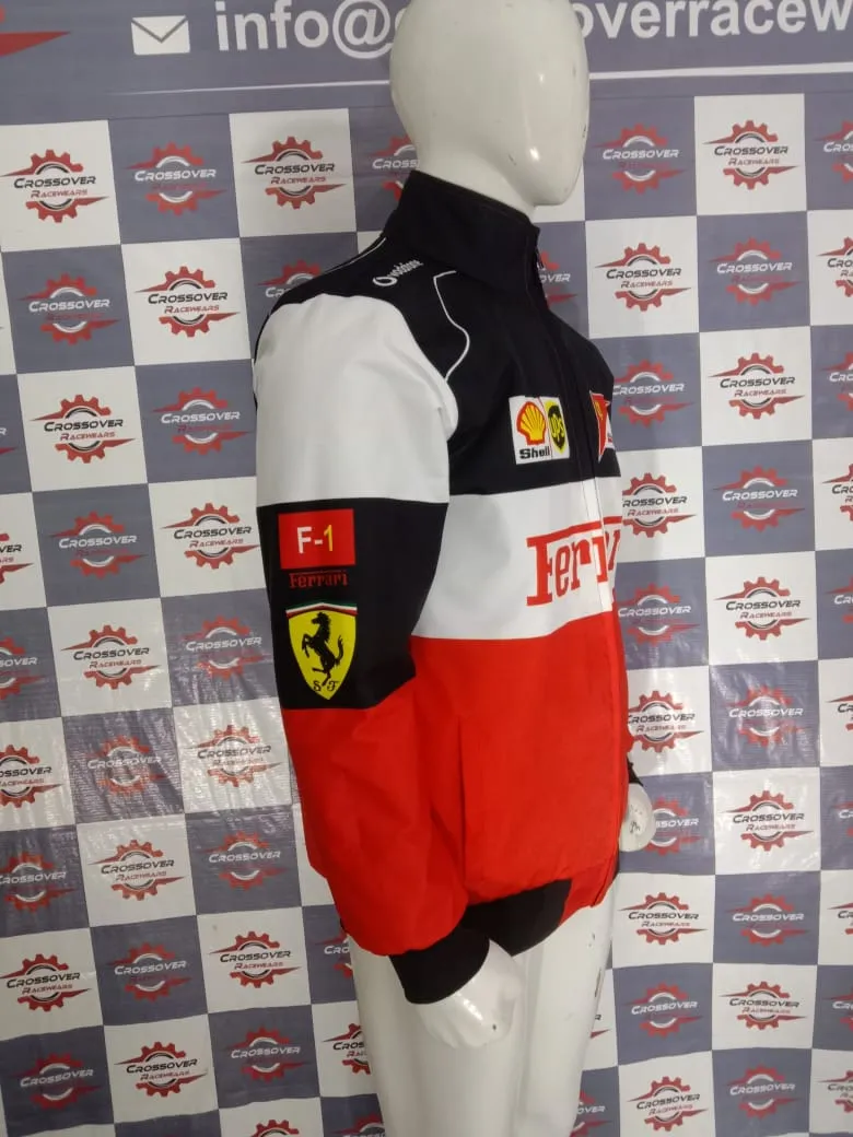 New F1 Ferrari vintage jacket Black-Red-White