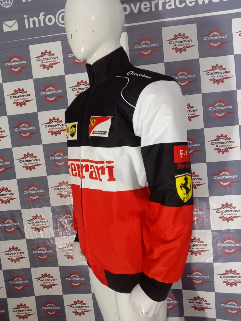 New F1 Ferrari vintage jacket Black-Red-White