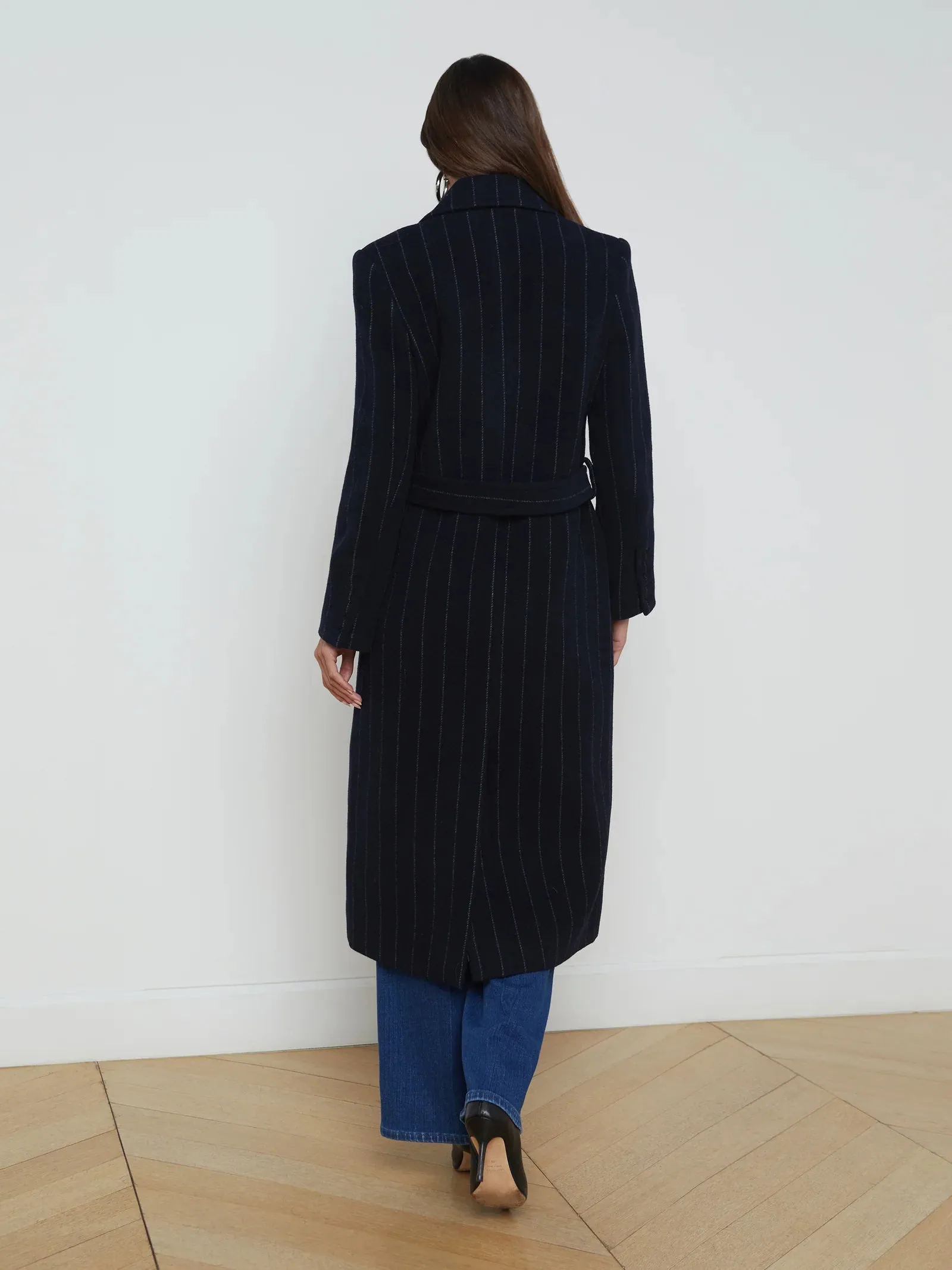 Olina Long Coat With Belt