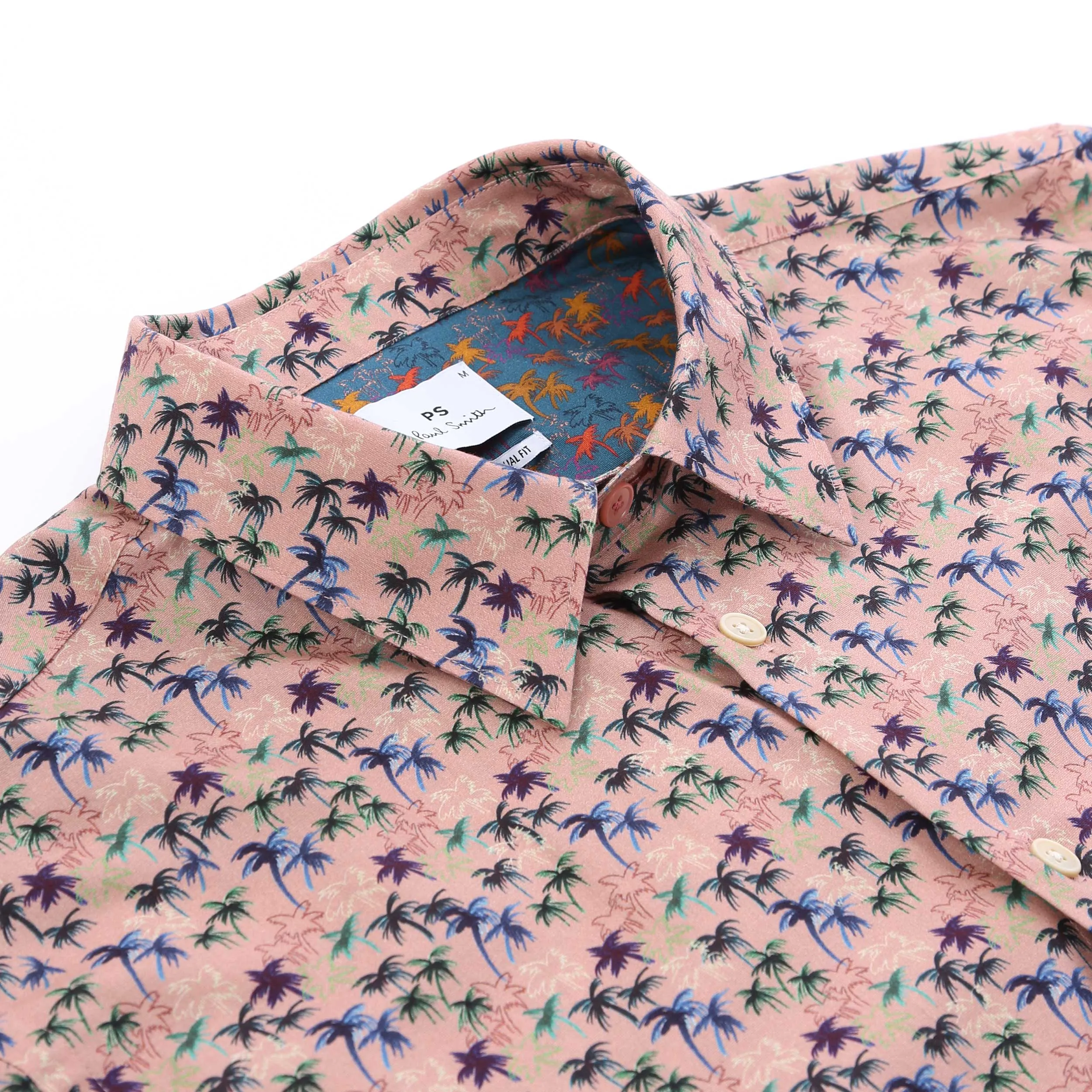 Paul Smith Casual Fit SS Shirt in Powder Pink