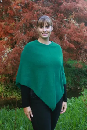 Poncho Possum Merino Classic Emerald