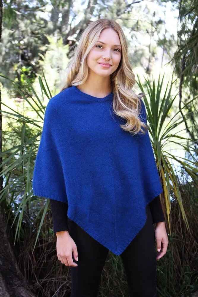 Poncho Possum Merino Classic Lagoon