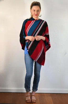 Pre Loved: Multi Stripe Poncho