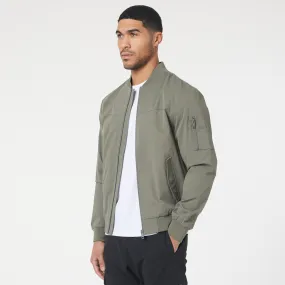 Premium Bomber Jacket | Washed Khaki