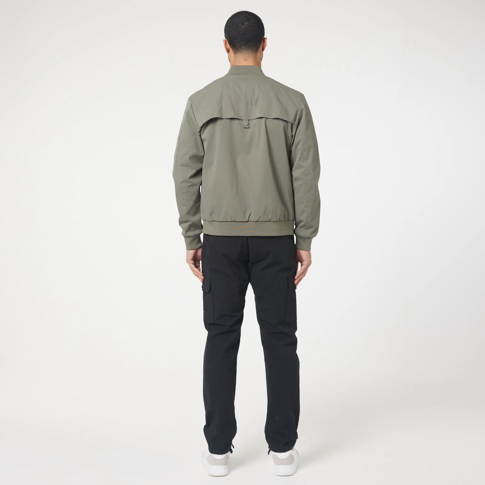 Premium Bomber Jacket | Washed Khaki