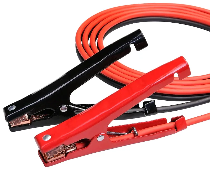 ProSource 061614 Booster Cable, 6 AWG Wire, 4-Conductor, Clamp, Clamp, Stranded, Red/Black Sheath :EA: QUANTITY: 1