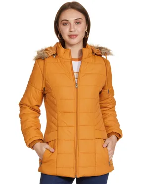 Qube By Fort Collins Women's Jacket (1445AZ_2_Mustard_2XL)