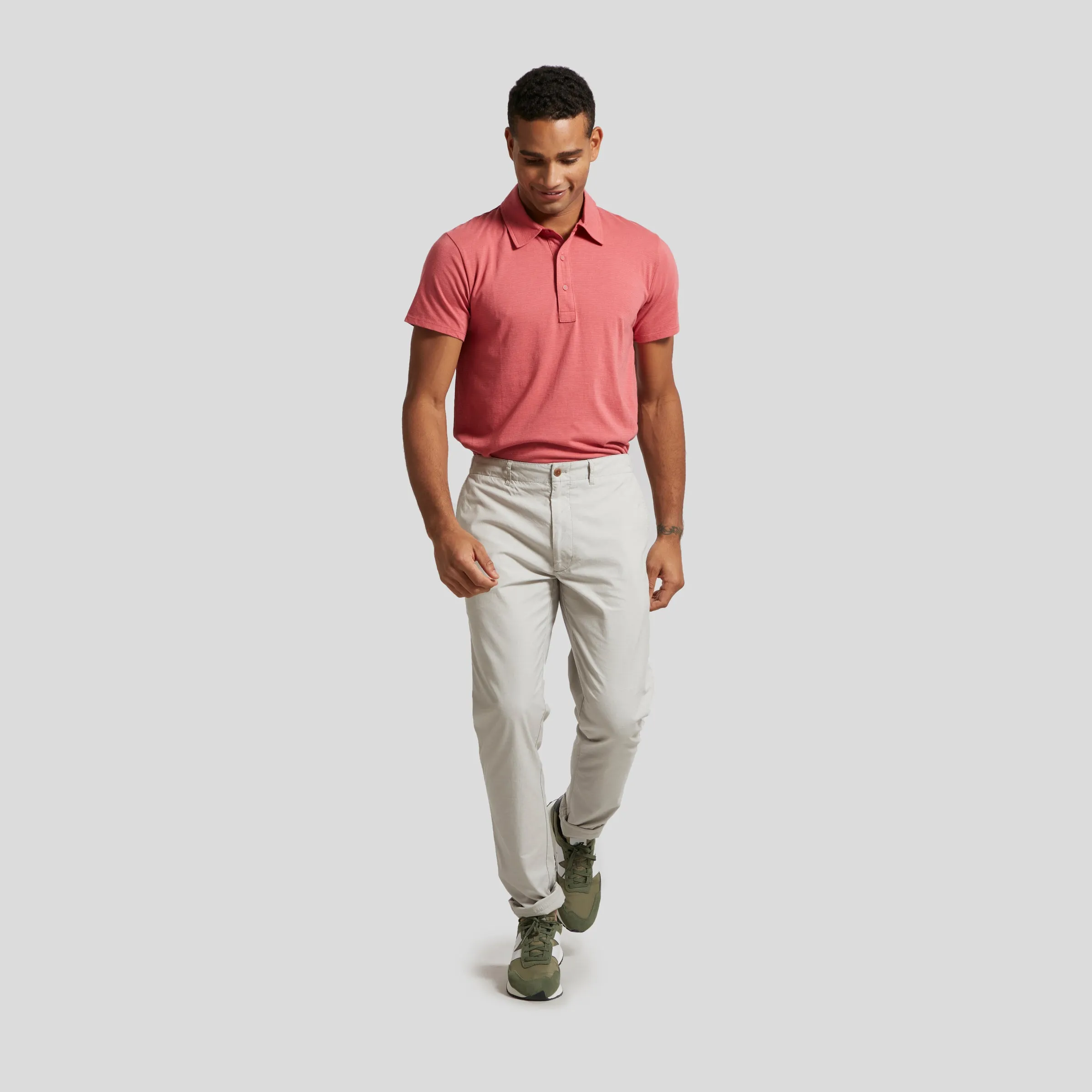 Randolph End On End Stretch Pants - Dove Khaki (Final Sale)