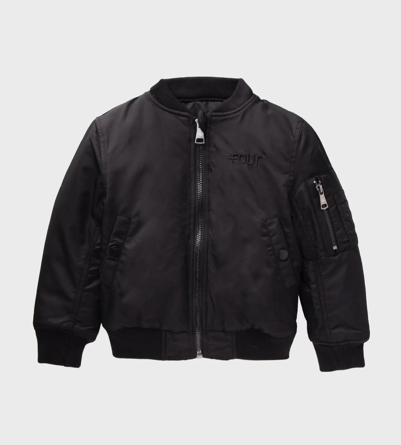 Reversible Bomber Jacket All Black