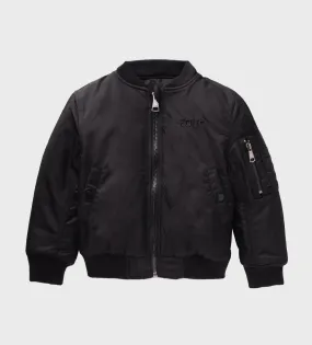 Reversible Bomber Jacket All Black