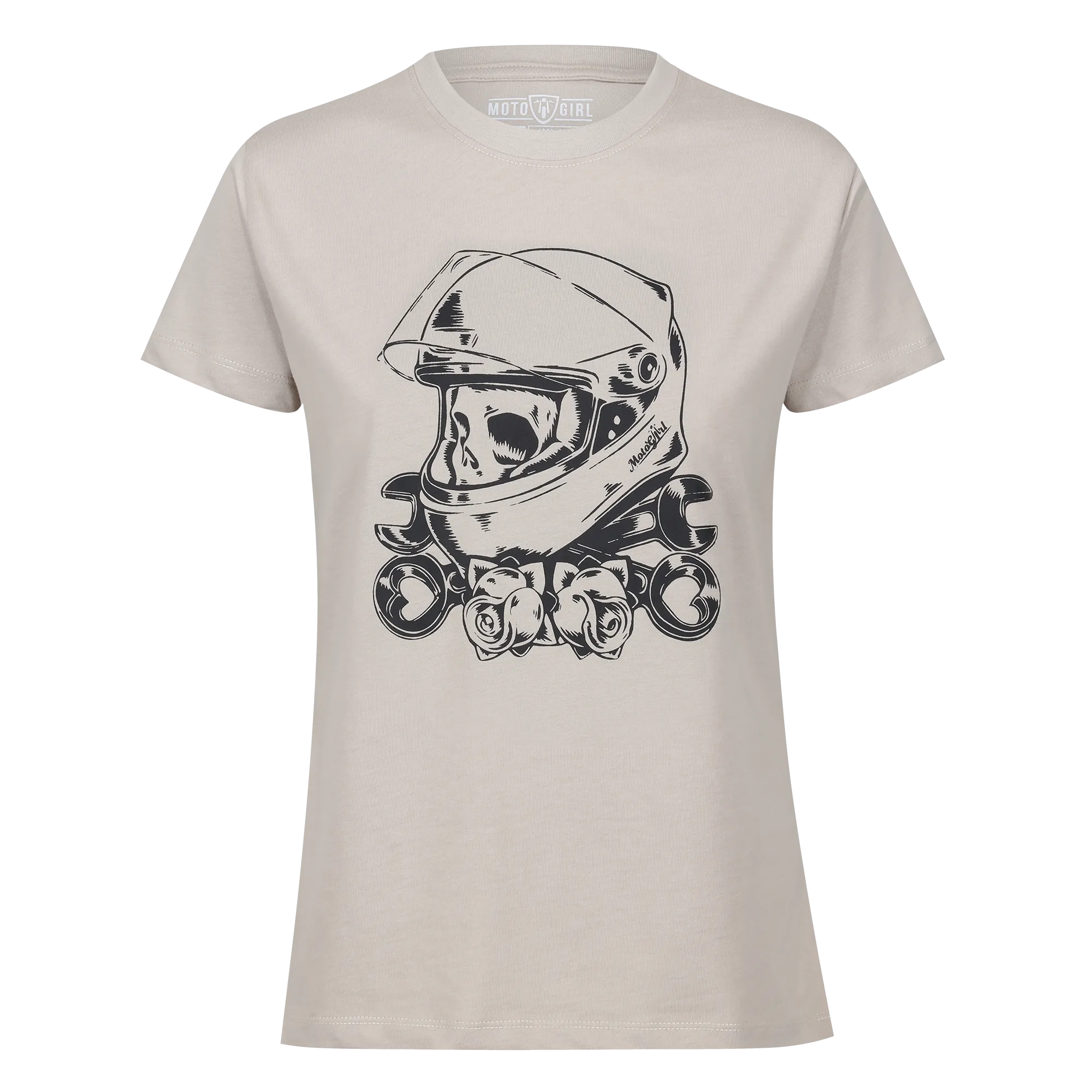 Rose Skull T-Shirt (Sand)