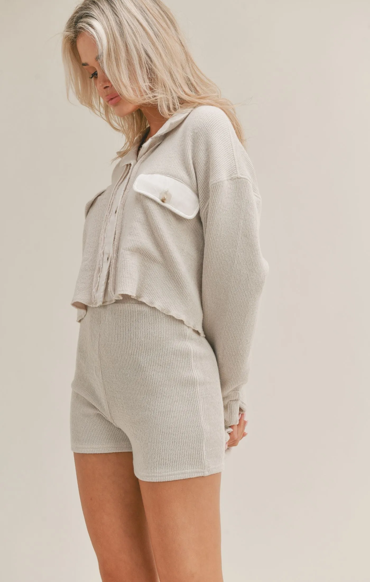 Sage The Label Cozy Cottage Shirt - Natural