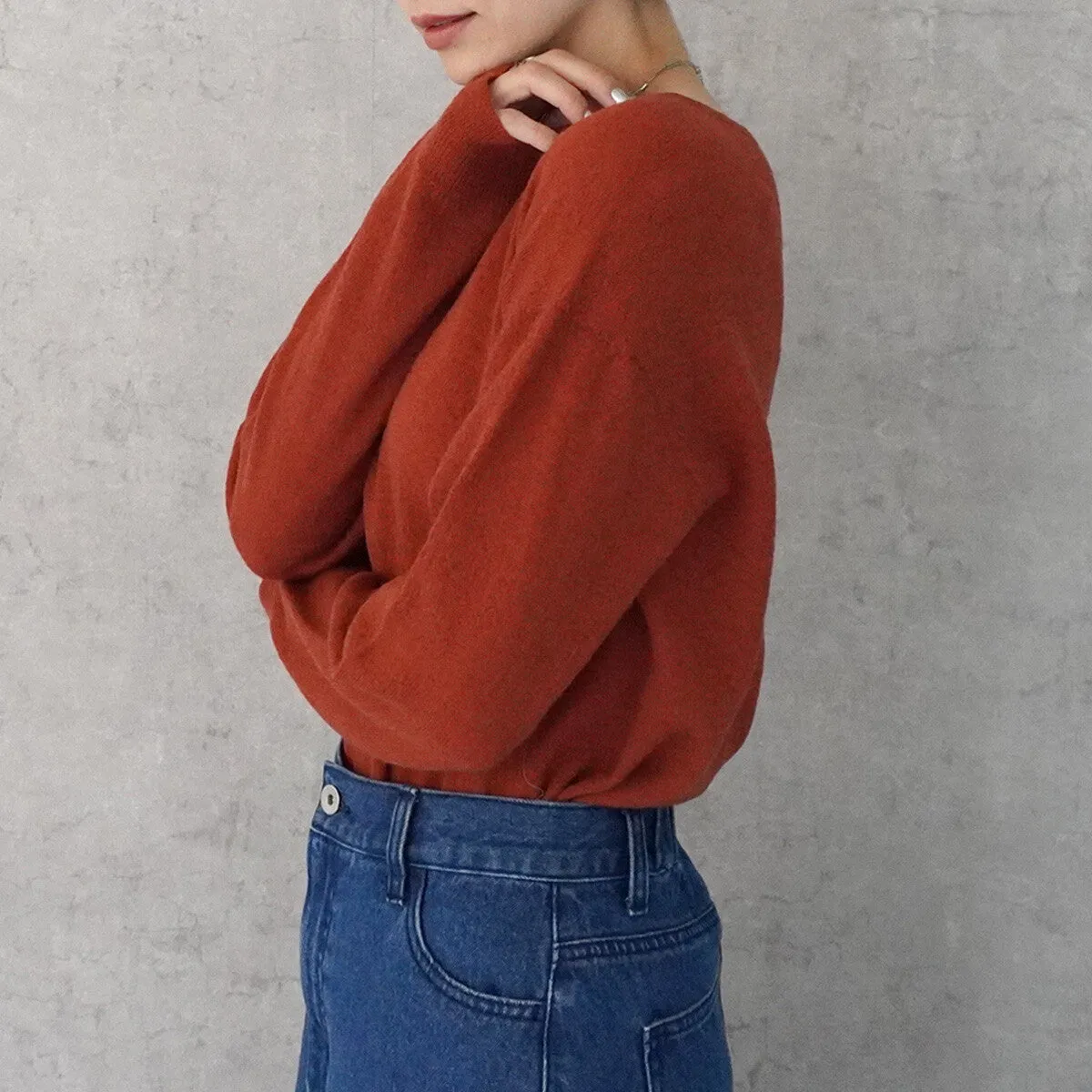 SATO | Wool Crew-neck Knit Pullover