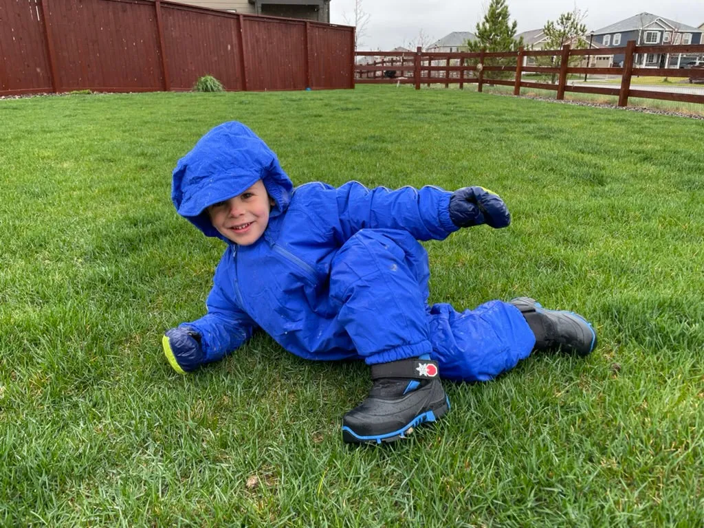 Splashy Fleece Lined Coverall Rain Snow and Mud Suit