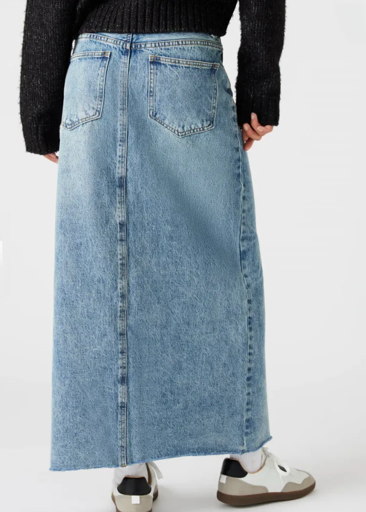 Steve Madden Avani Denim Skirt - Light Blue ***FINAL SALE***