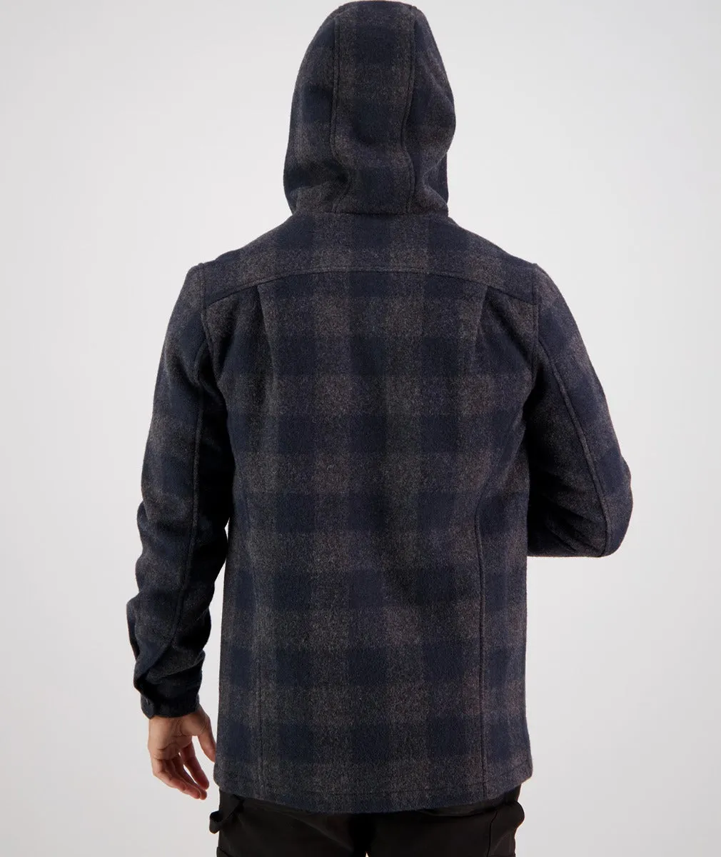 Swanndri Hudson Hoodie - Coal Check