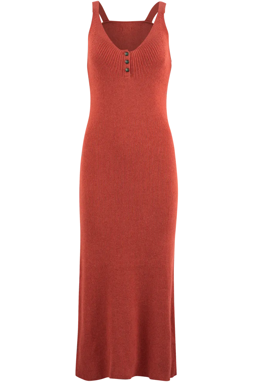 Tasha Polizzi Clay Rib Knit Dress