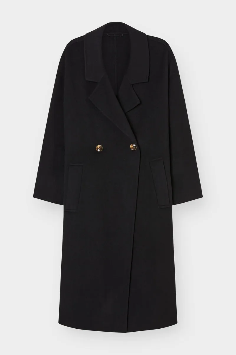 THE LONDON COAT - BLACK 90/10