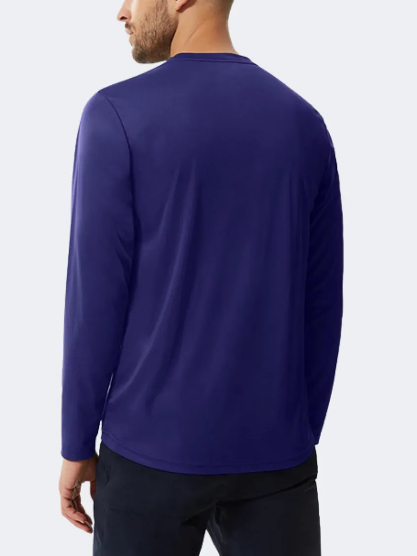 The North Face Rea Amp Men Training Long Sleeve Lapis Blue