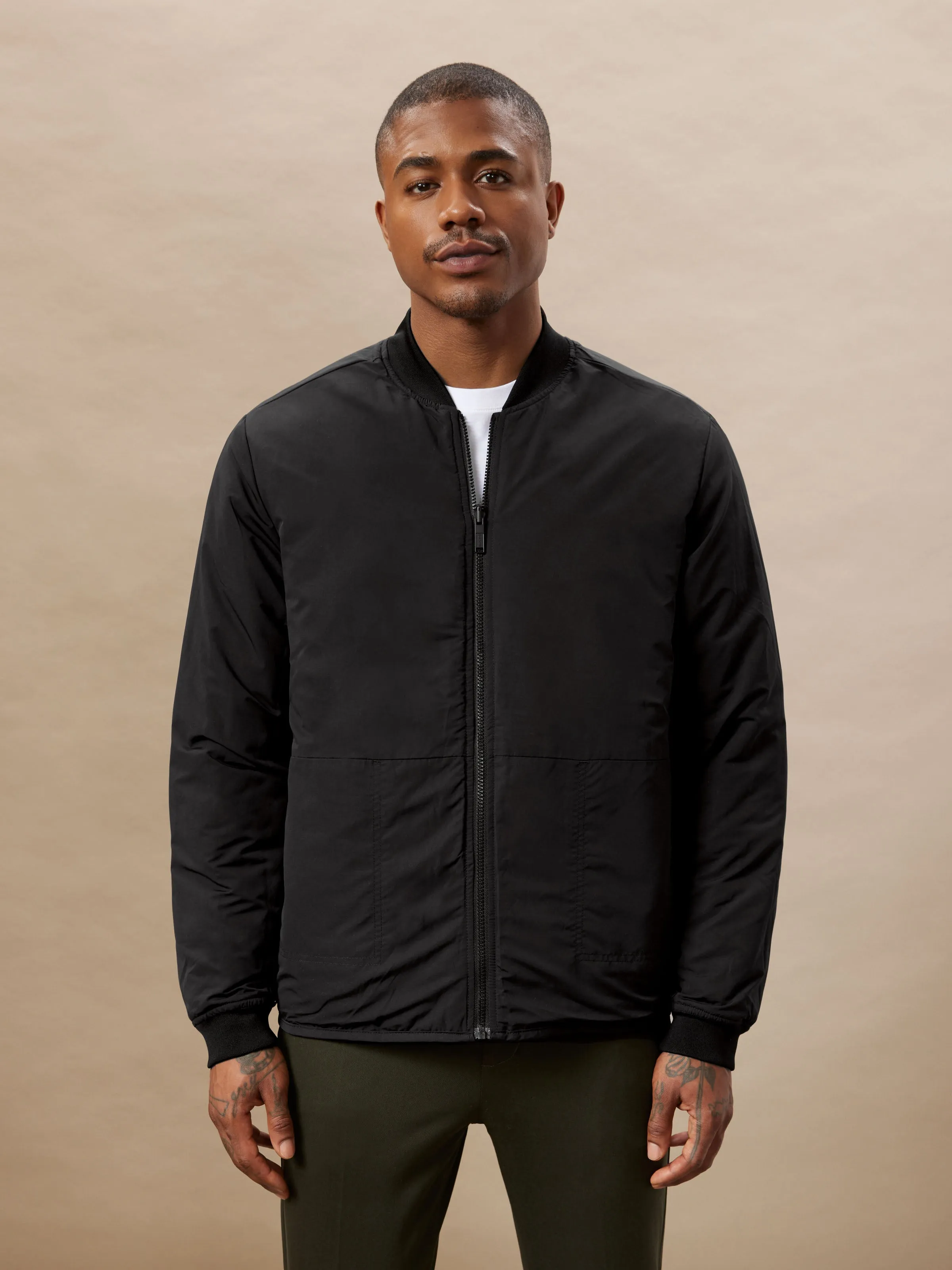 The Skyline Reversible Bomber in Black